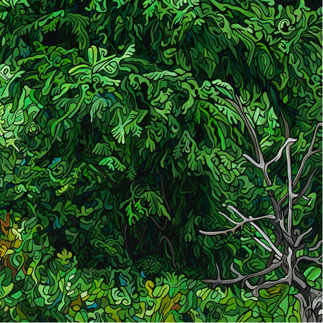 #256 "Hidden Among The Firs"