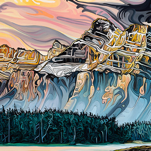 #266 "Dusk On Mountain Peaks"