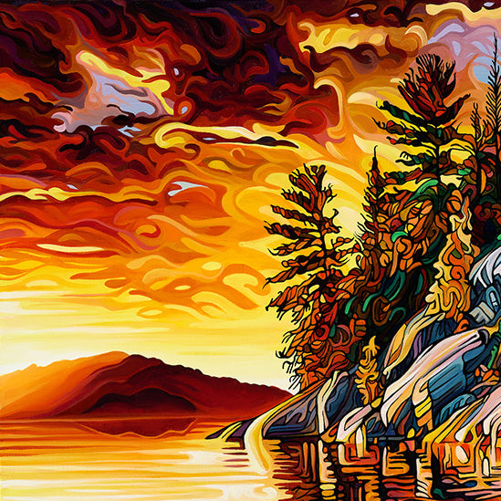 #285 "Radiant Crimson Sky"