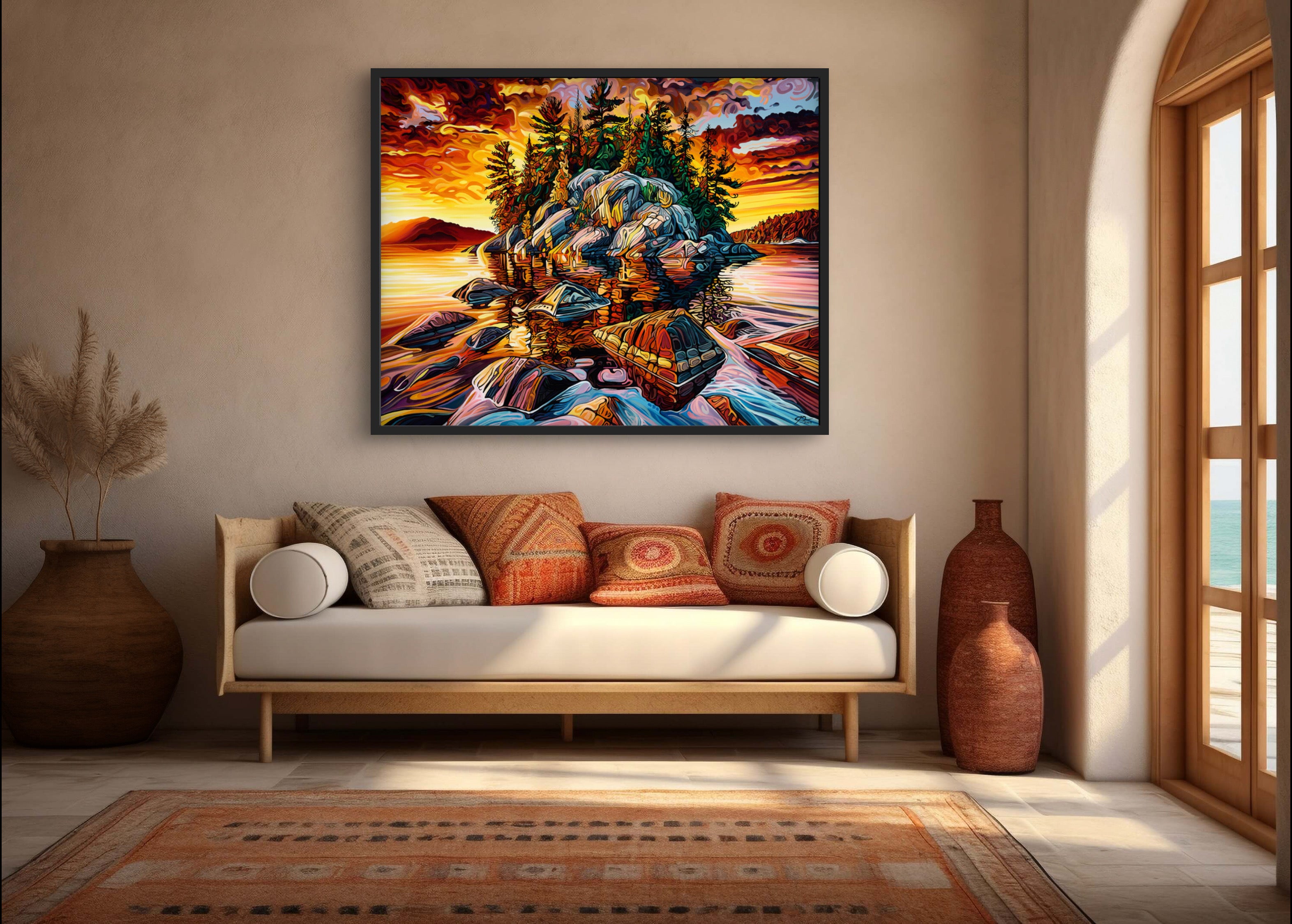 #285 "Radiant Crimson Sky"