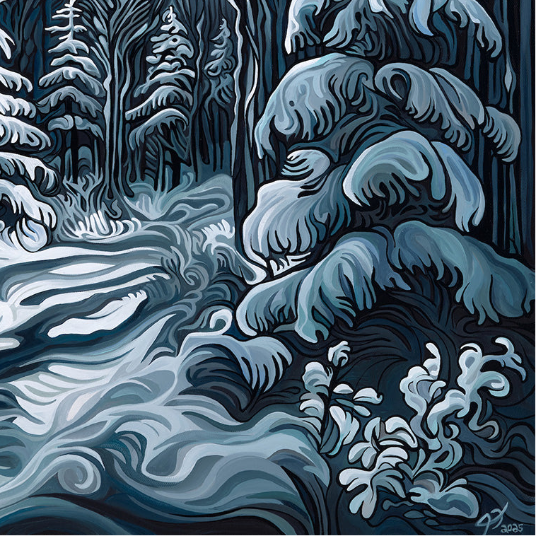 #289 "Snowy Path Ahead"