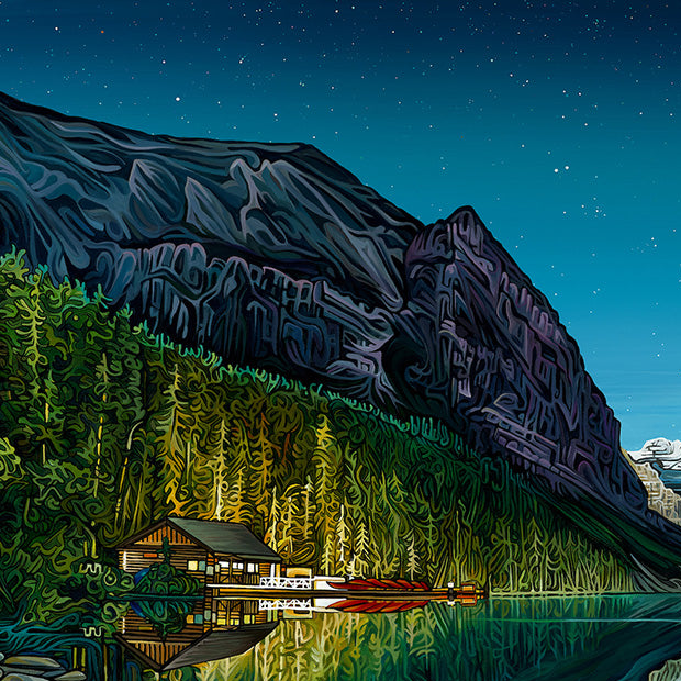 #295 – Stars Over Lake Louise